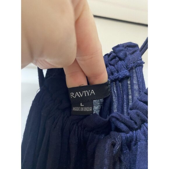 Raviya Dress Womens Large Tie Dye Boho Maxi Sleeveless Strappy Sundress Beach - Picture 2 of 3